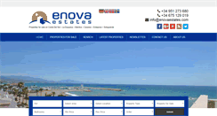 Desktop Screenshot of enovaestates.com